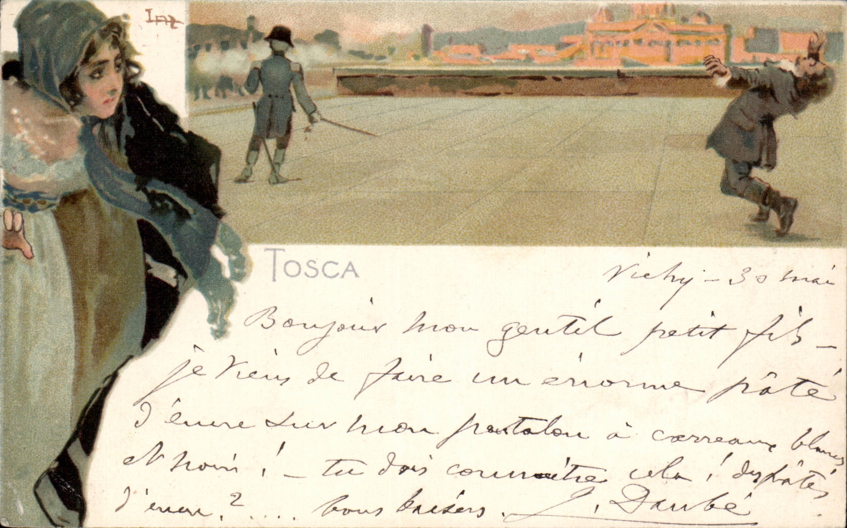 Italia - Italie - Italy - Tosca - Opera - CPA 