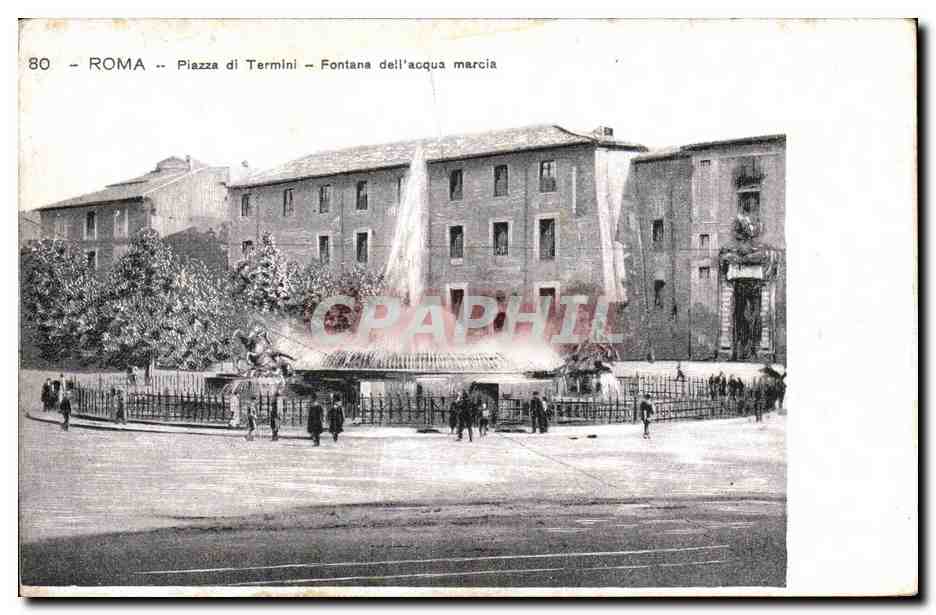 Italia - Italie - Italy - Roma - Rome - Piazza di Termini - CPA 