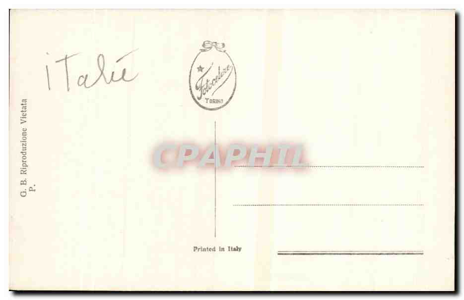 Italia - Italie - Italy - Palermo - Piazza Castelnuova - CPA  — Rückseite