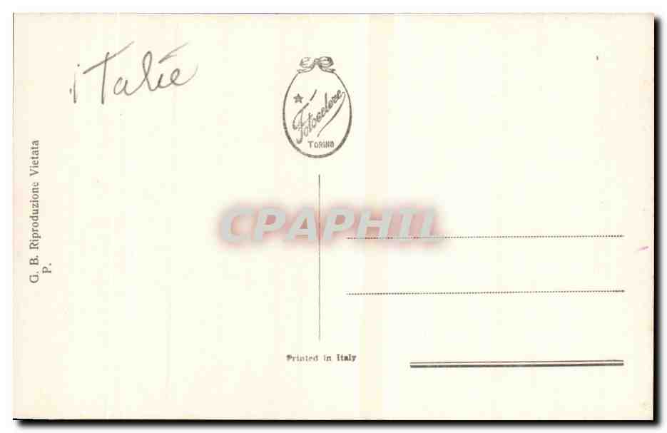 Italia - Italie - Italy - Palermo - Foro Umberto - CPA  — Rückseite