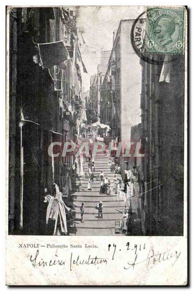 Italia - Italie - Italy - Naples - Napoli - Pallometto Santa Lucia - CPA 