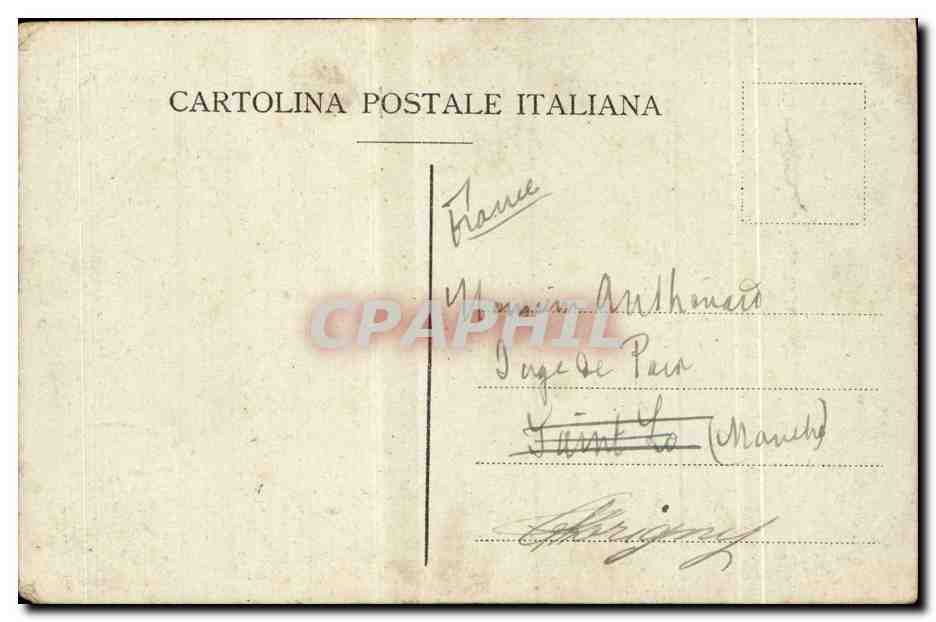 Italia - Italie - Italy - Naples - Napoli - Pallometto Santa Lucia - CPA  — Verso