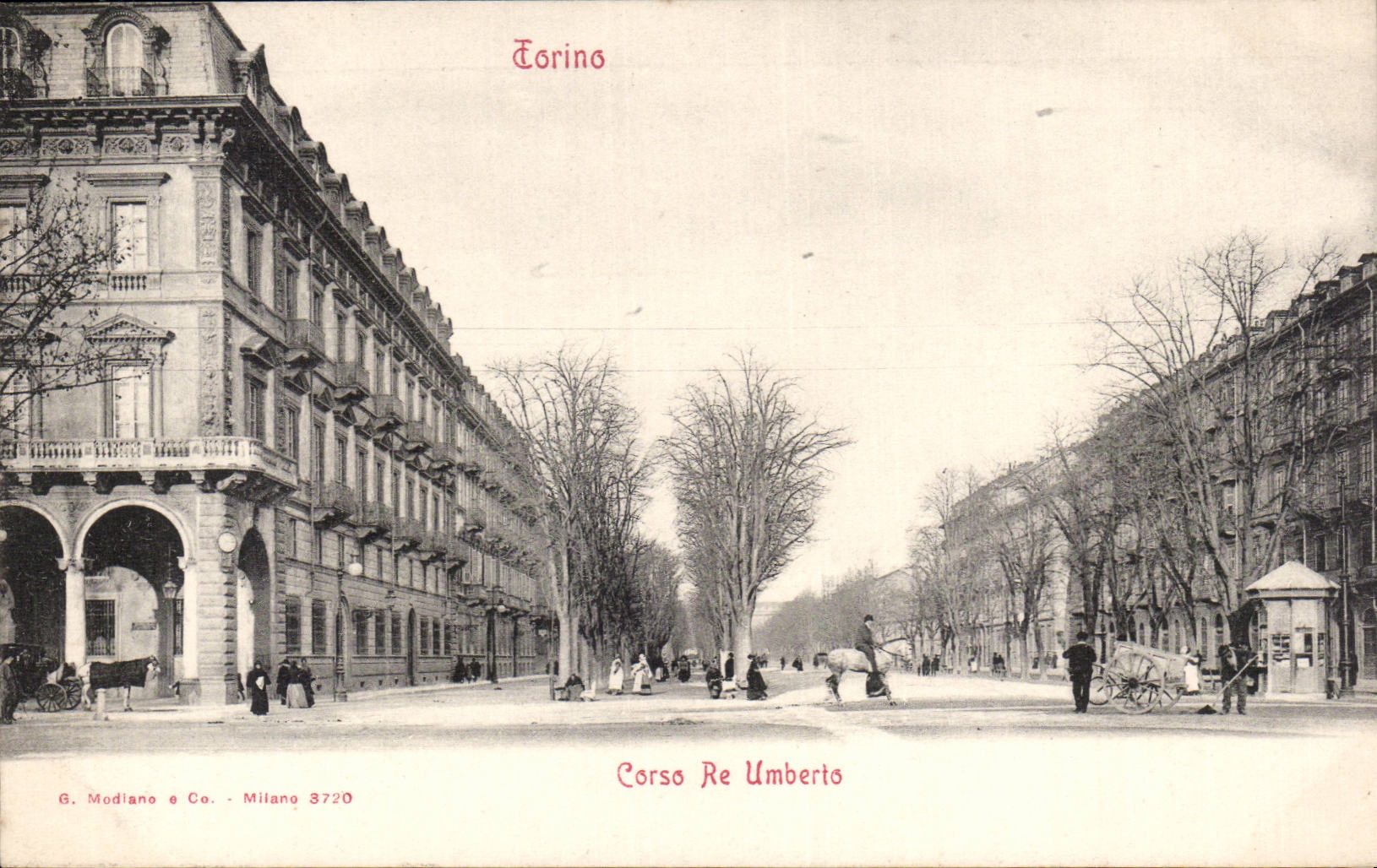 Italia - Italie - Italy - Torino - Turin - Corso Re Umberto - CPA 