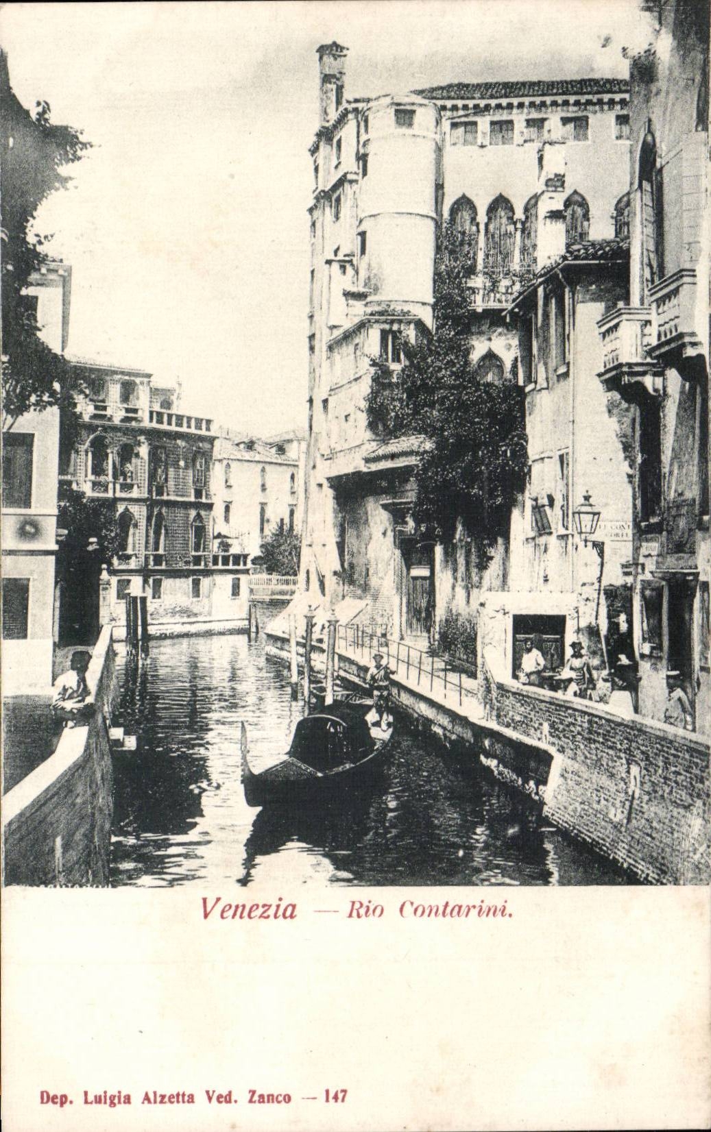 Italia - Italie - Italy - Venice - Venezia - Rio Contarini - CPA 