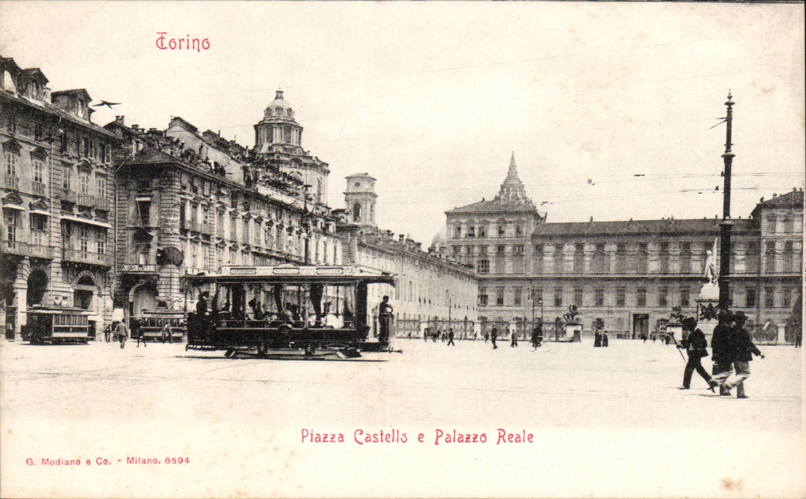 Italia - Italie - Italy - Torino - Turin - Piazza Castello - CPA 