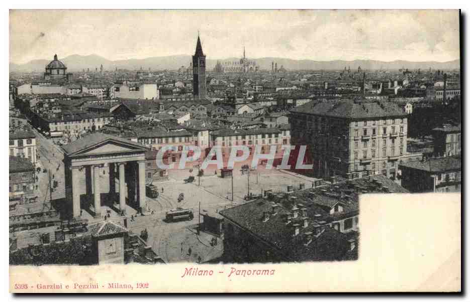Italia - Italie - Italy - Milano - Milan - Panorama - CPA 