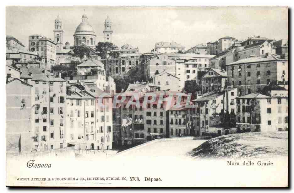 Italia - Italie - Italy - Genova - Genoa - Mura delle Grazie - CPA 