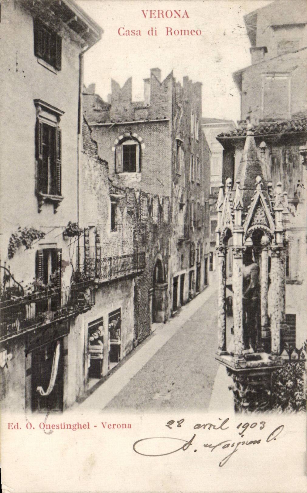 Italia - Italie - Italy - Verona - Casa di Romeo - CPA 