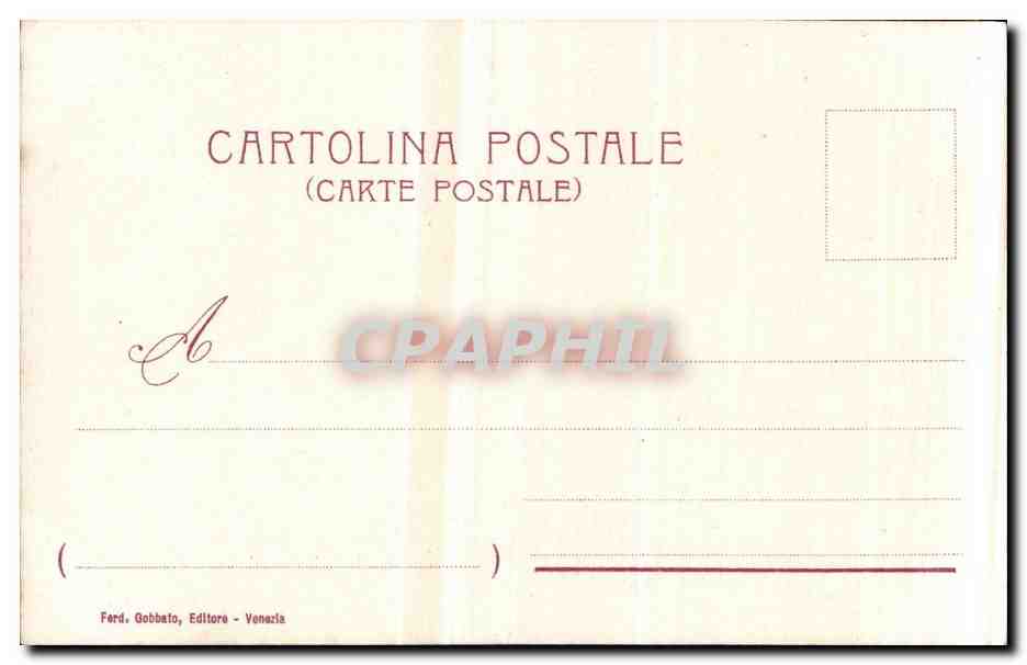 Italia - Italie - Italy - Venice - Venezia - Ponte del Sospiri - CPA  — Rückseite