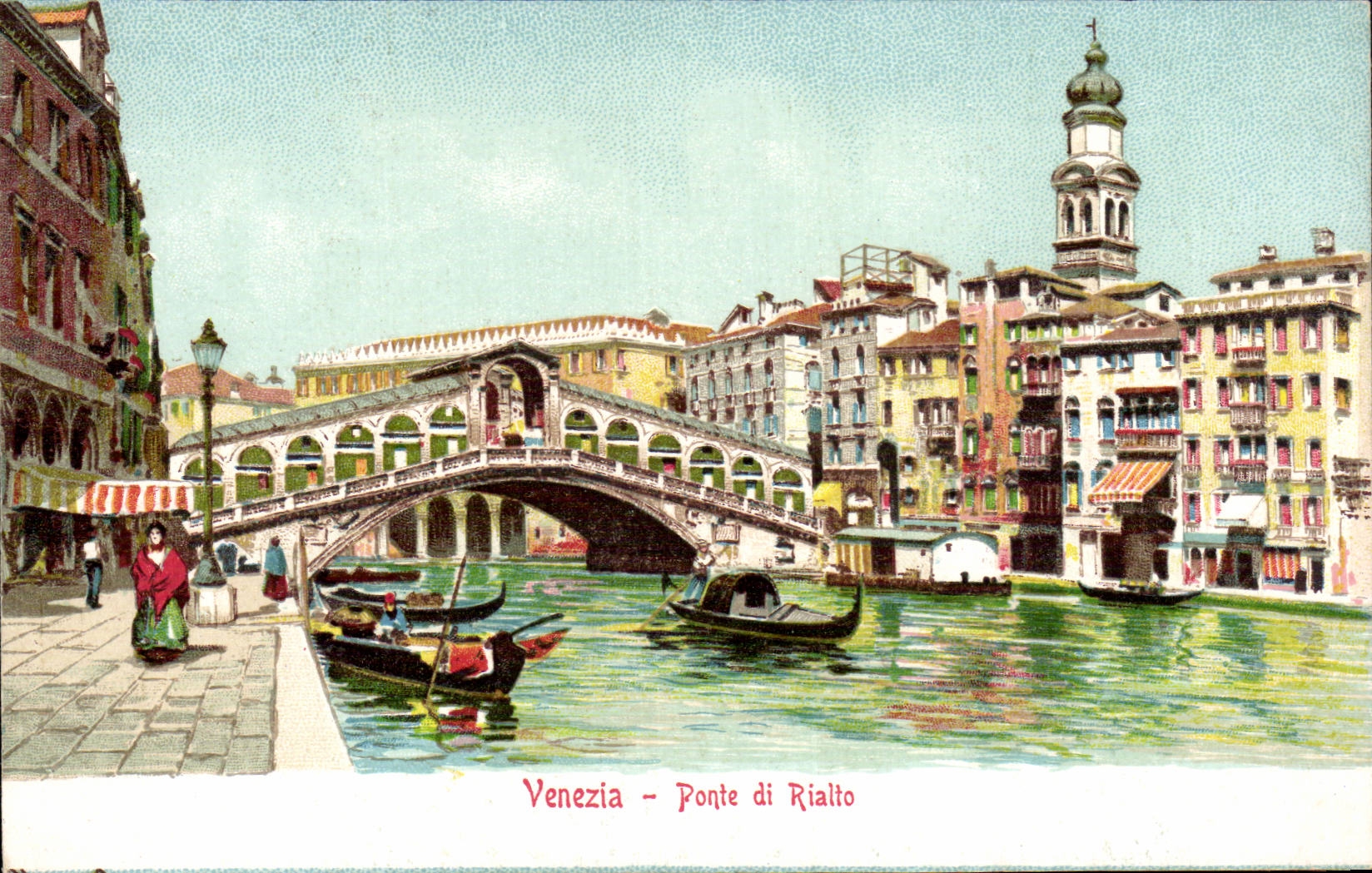 Italia - Italie - Italy - Venice - Venezia - Ponte di Rialto - CPA 