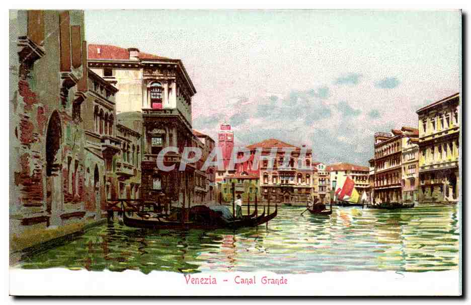 Italia - Italie - Italy - Venice - Venezia - Canal Grande - CPA 