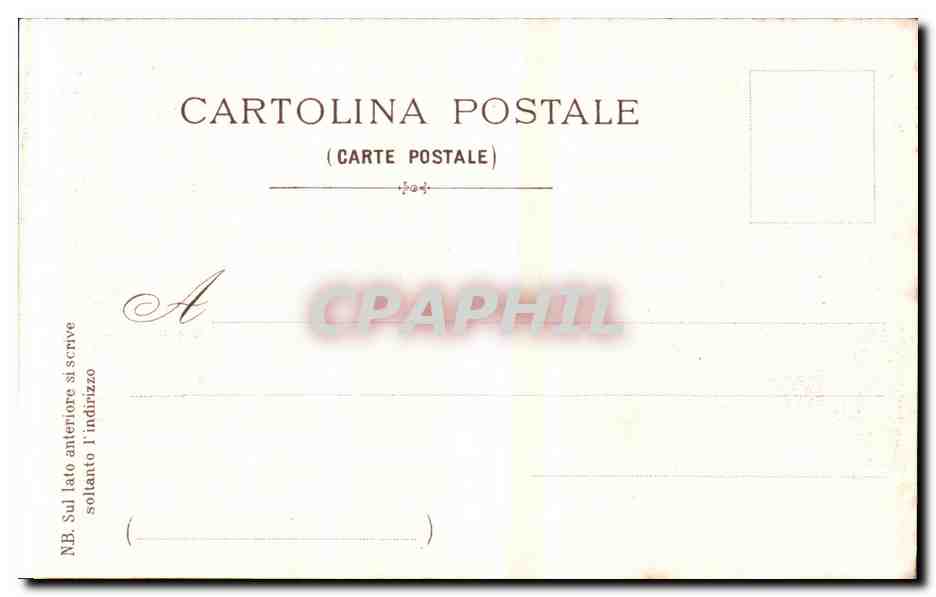 Italia - Italie - Italy - Venice - Venezia - Canal Grande - CPA  — Verso