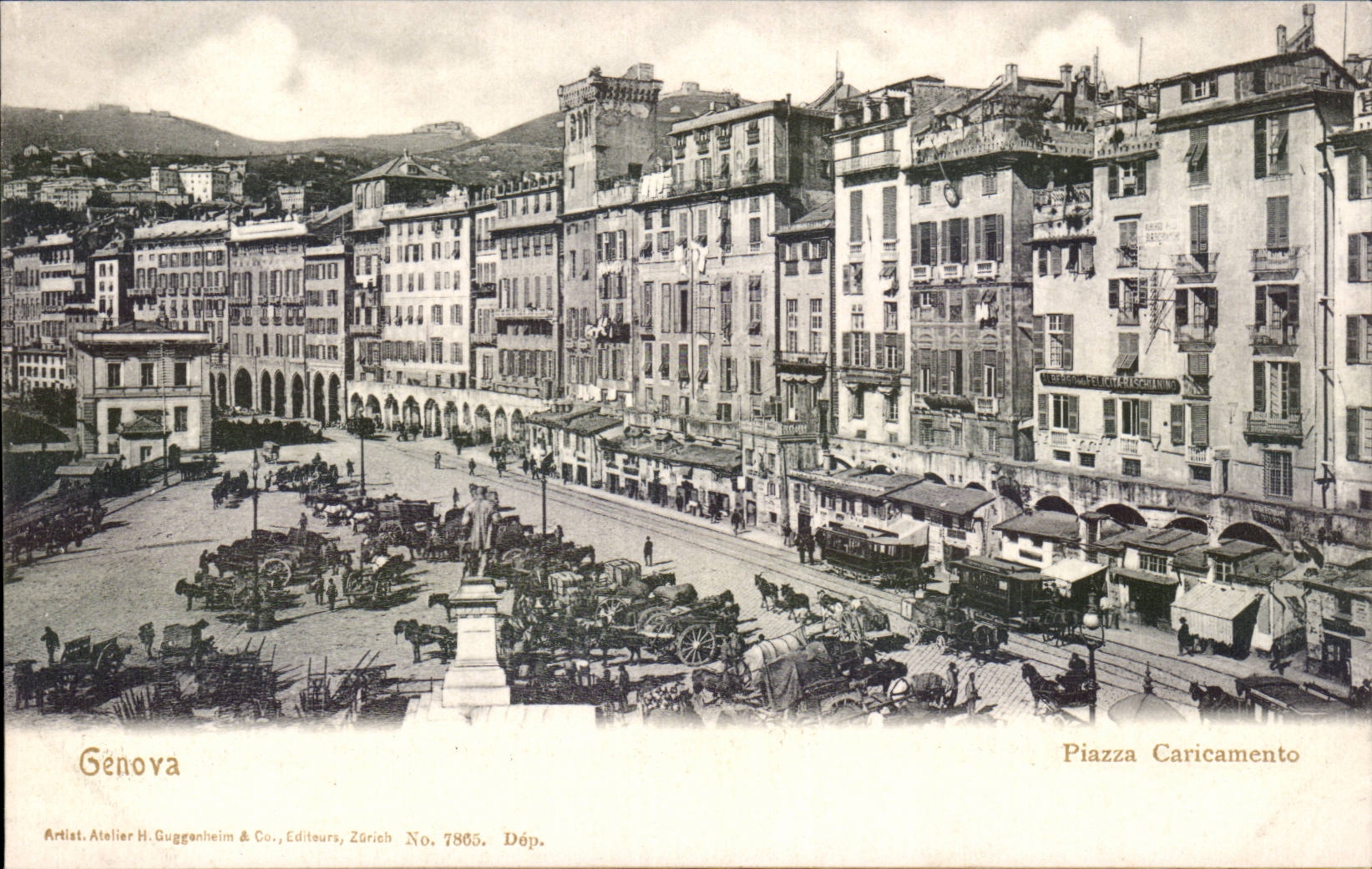 Italia - Italie - Italy - Genova - Genoa - Piazza - CPA 
