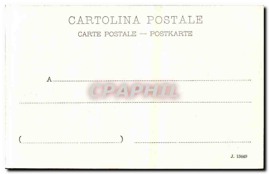 Italia - Italie - Italy - Genova - Genoa - Ricordo - CPA  — Rückseite