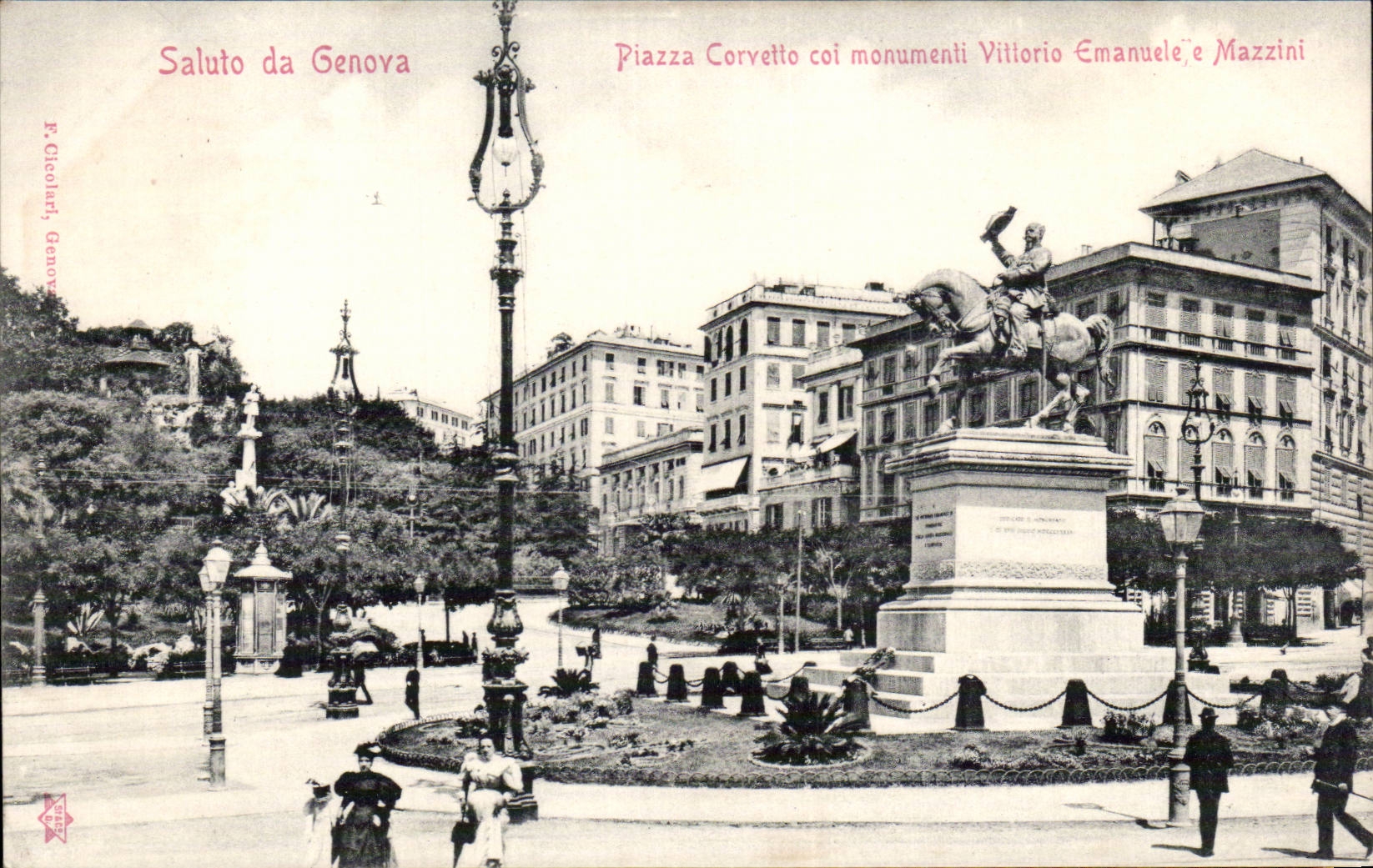Italia - Italie - Italy - Genova - Genoa - Piazza Corvelto - CPA 