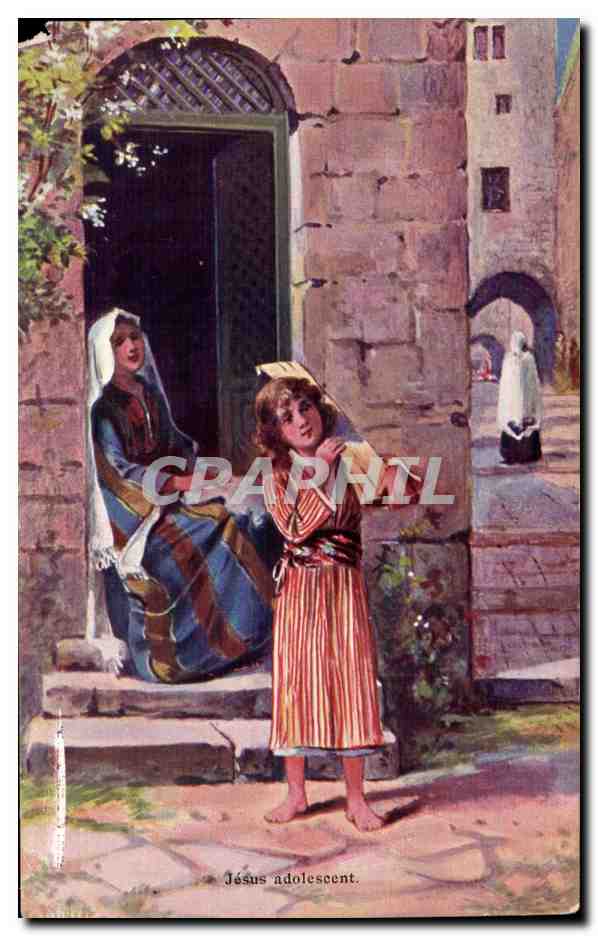 Religion - Christianity - Jesus adolescent - CPA 