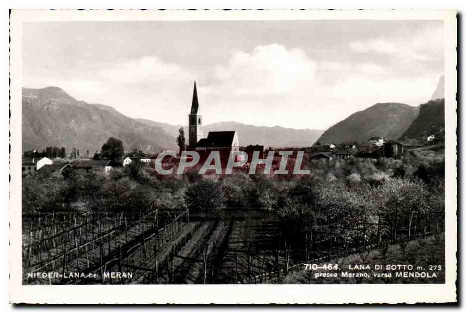 Italie - Italia - Italy - Lana di Sotto - verso Mendola - CPA 