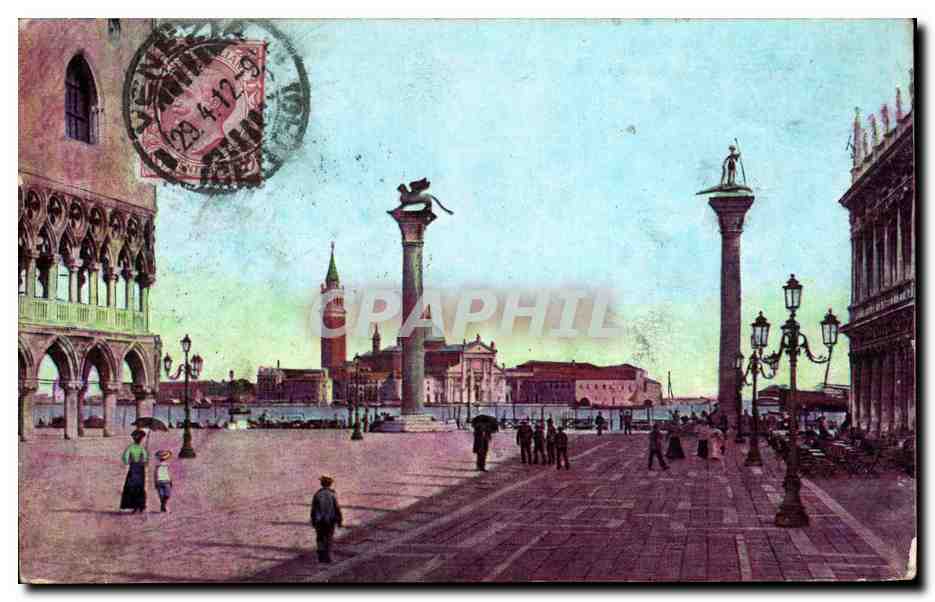 Italia - Italie - Italy - Venezia - Venice - Piazzetta e Molo - CPA 