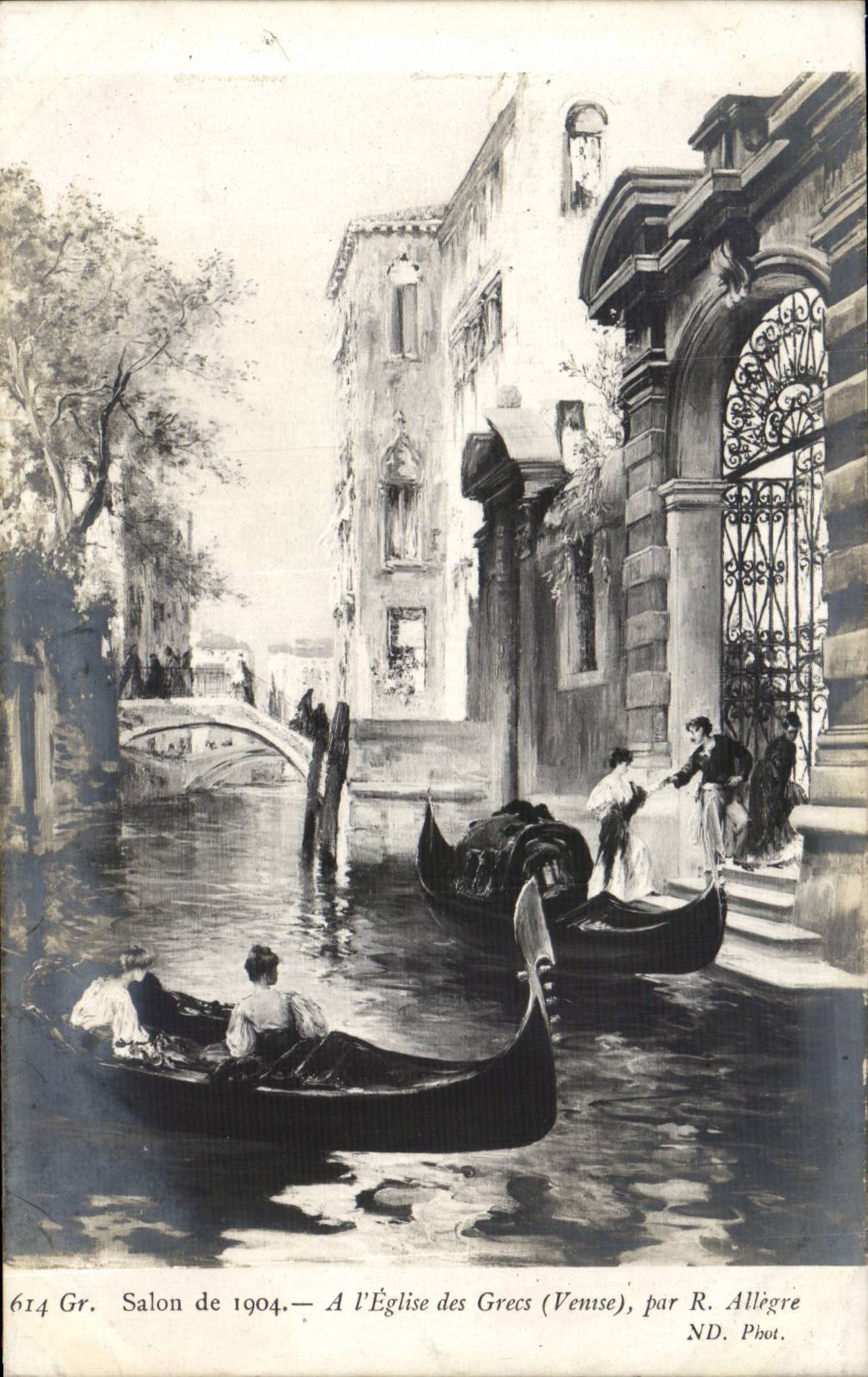 Italia - Italie - Italy - Venice - Veneztia - Salon 1904 - A L'Eglise des Grecs - CPA 
