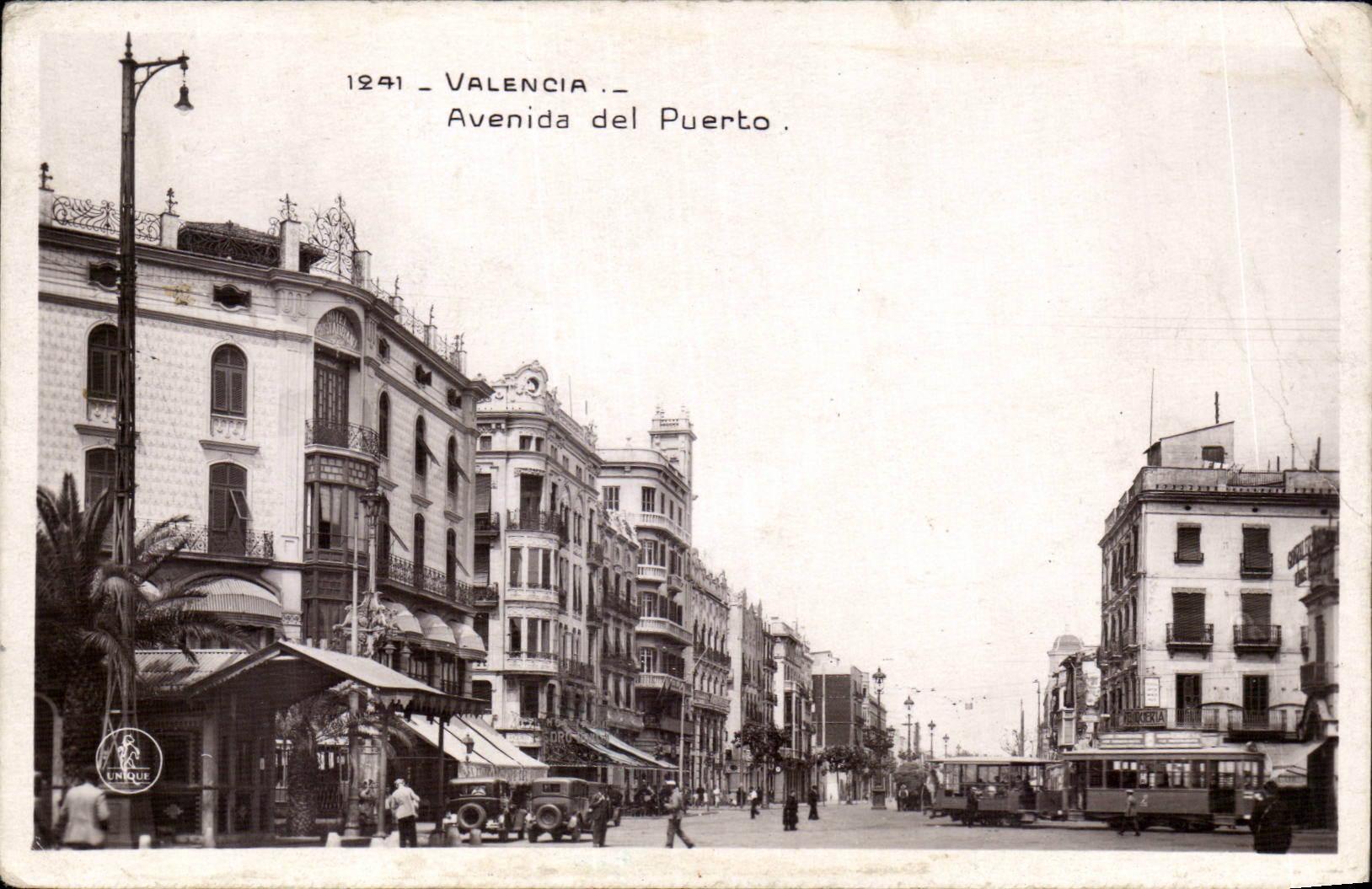Valencia — Avenida del Puerto — Éditions UNIQUE