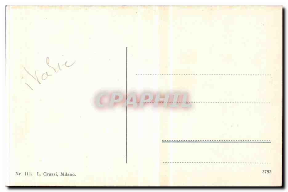 Italia - Italie - Italy - Menaggio con monti - CPA  — Rückseite