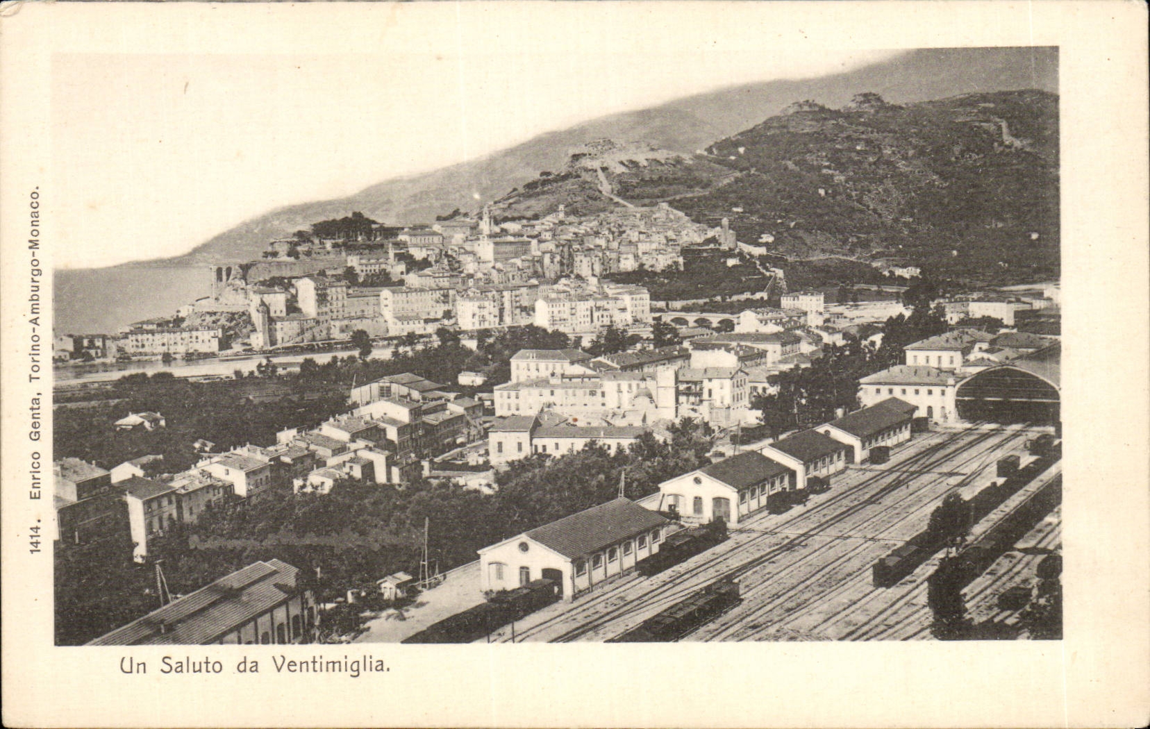 Italia - Italie - Italy - Ventimiglia - Un Saluto - CPA 