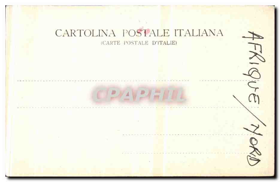 Italia - Italie - Italy - Ventimiglia - Un Saluto - CPA  — Back