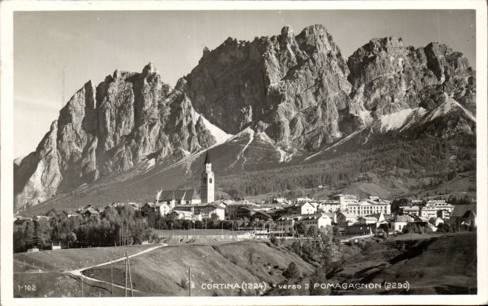 Italia - Italie - Italy - Cortina - Il Pomagagnon - CPA 