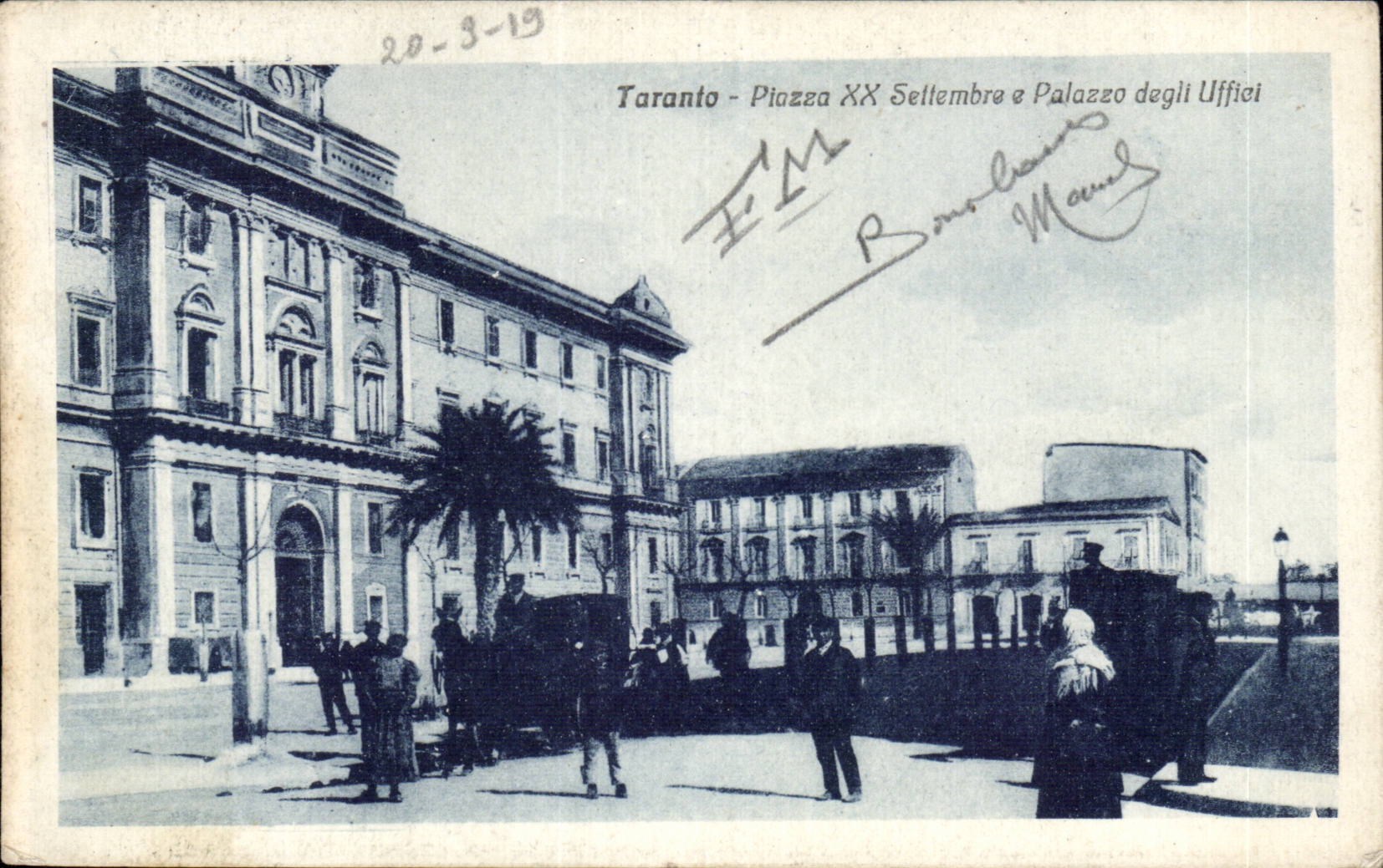 Italia - Italie - Italy - Taranto - Piazza XX - CPA 
