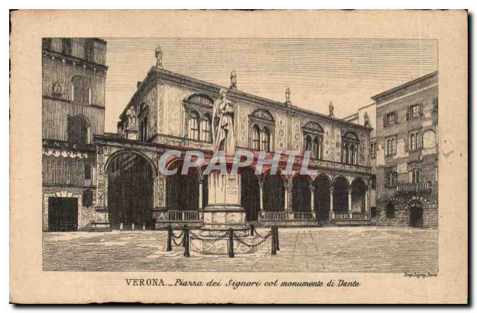 Italia - Italie - Italy - Verona - Piazza dei Signori - CPA 