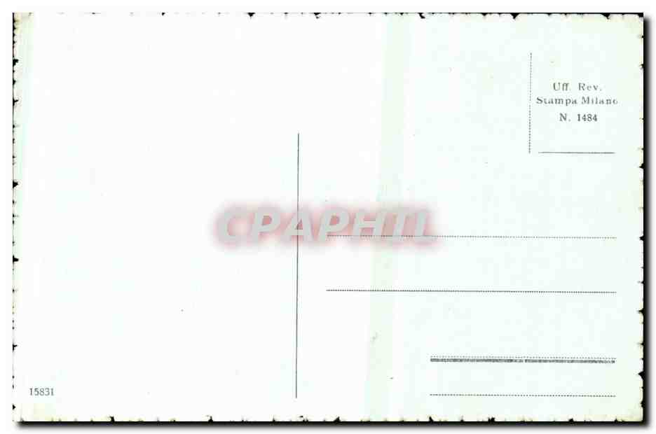 Italia - Italie - Italy - Torino - Turin - Piazza Vittorio Emanuele - CPA  — Rückseite