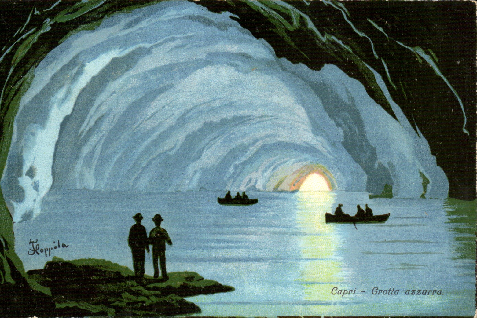Italia - Italie - Italy - Capri - La Grotta Azzurra - CPA 
