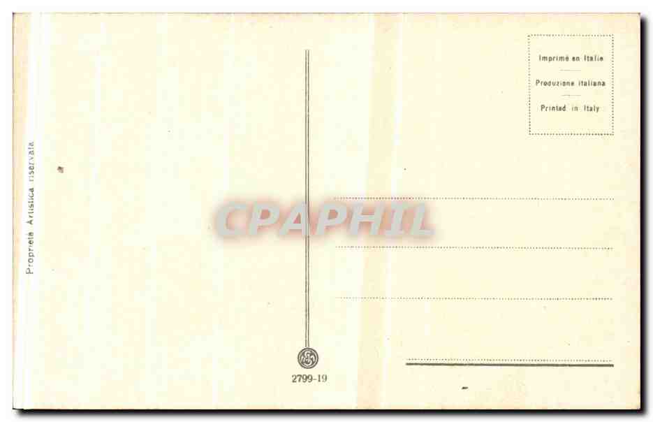 Italia - Italie - Italy - Capri - La Grotta Azzurra - CPA  — Rückseite