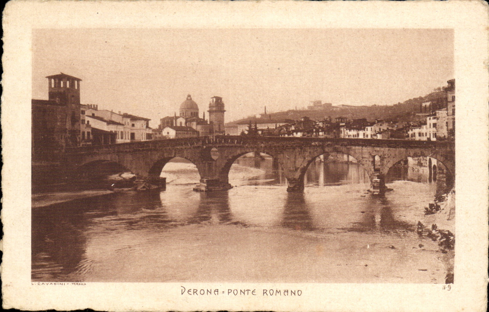 Italia - Italie - Italy - Verona - Ponte Romano - CPA 