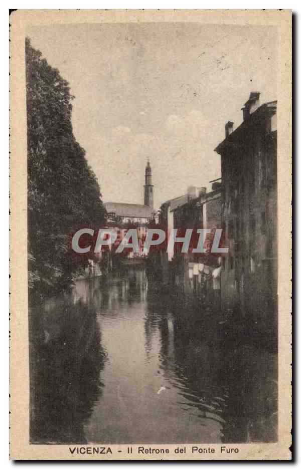 Italia - Italie - Italy - Vicenza - il retrone del ponte furo - CPA 