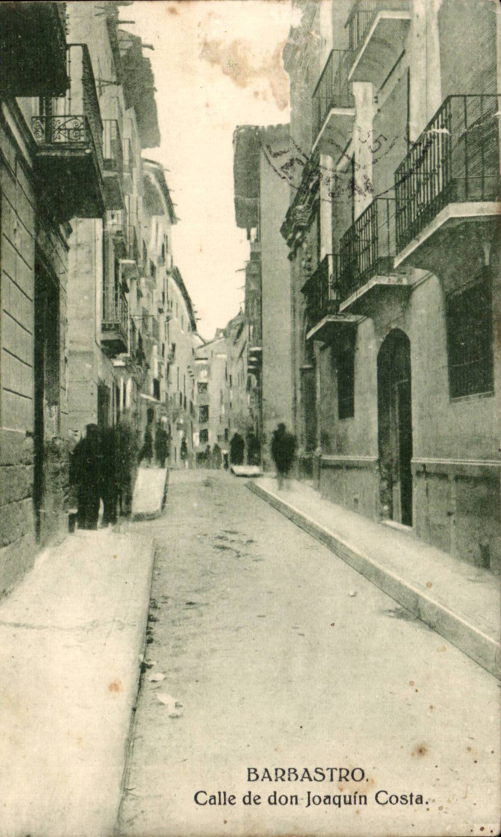 Espana - Espagne - Spain - Barbastro - Calle de don Joaquin - CPA 