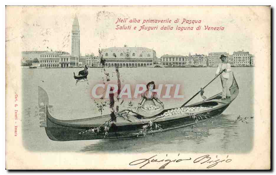 Italia - Italie - Italy - Venice - Venezia - Nell' alba primaverile di Pasqua - CPA 