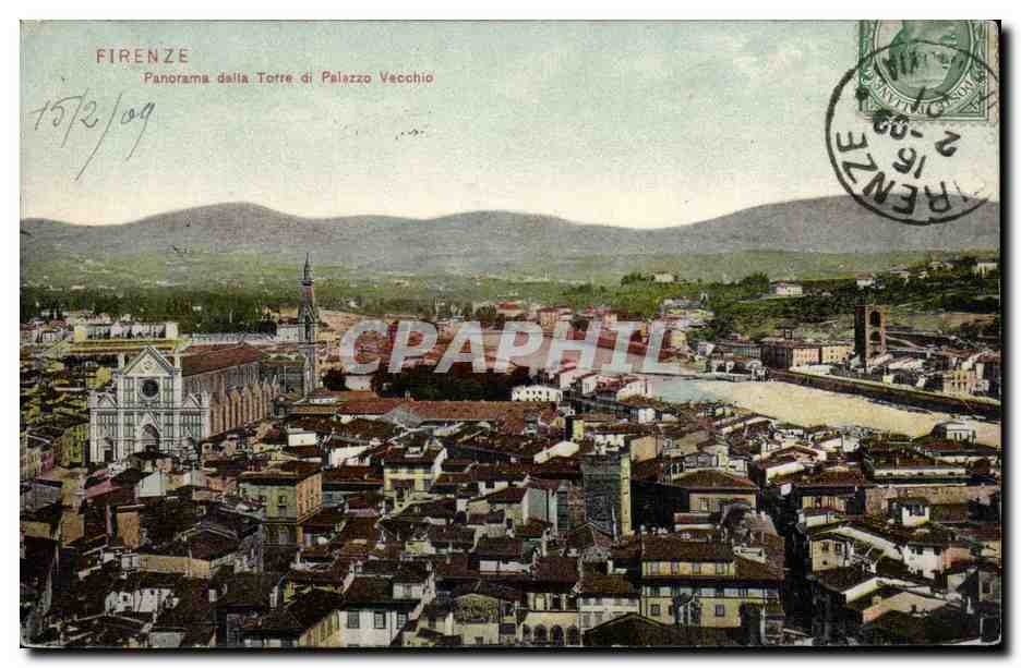 Italia - Italie - Italy - Florence - Firenze - Panorama della Torre - CPA 
