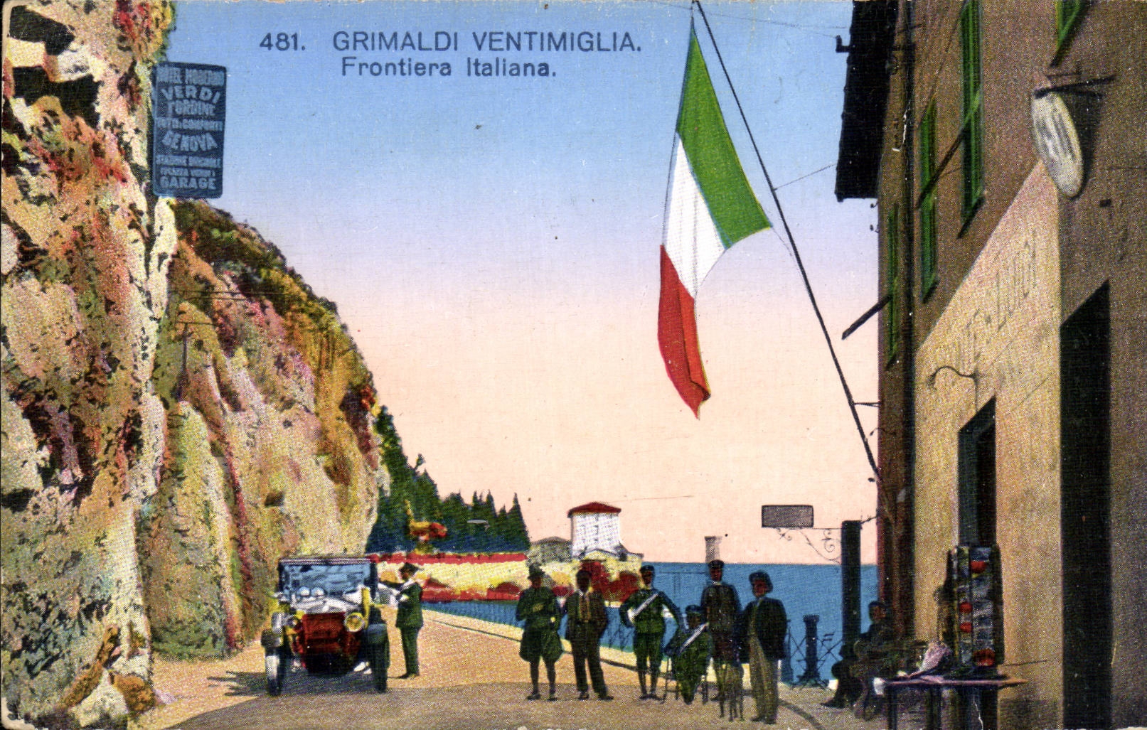 Italia - Italie - Italy - Grimaldi Ventimiglia - Frontiera Italiana - CPA 