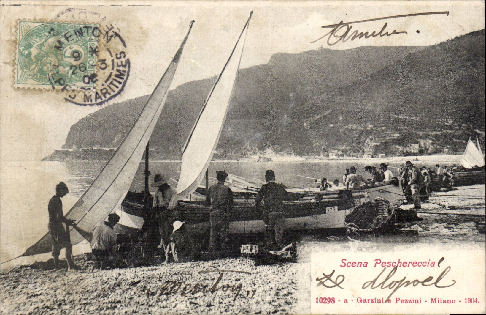 Italia - Italie - Italy - Scena Peschereccia - CPA Peche Pecheur