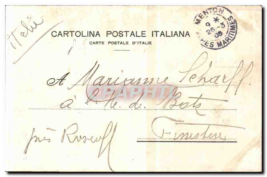 Italia - Italie - Italy - Scena Peschereccia - CPA Peche Pecheur — Rückseite