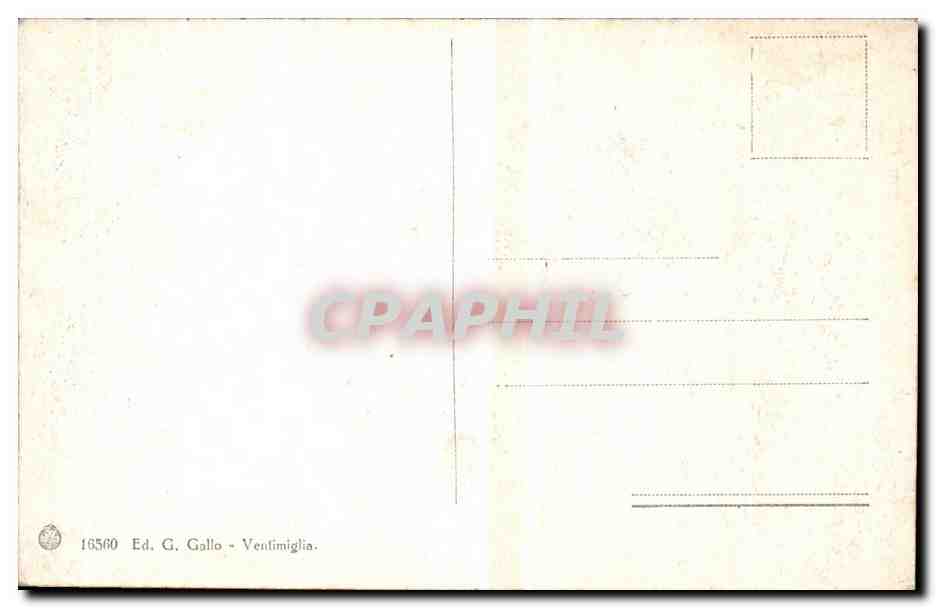 Italia - Italie - Italy - Ventimiglia - Panorama - CPA  — Back