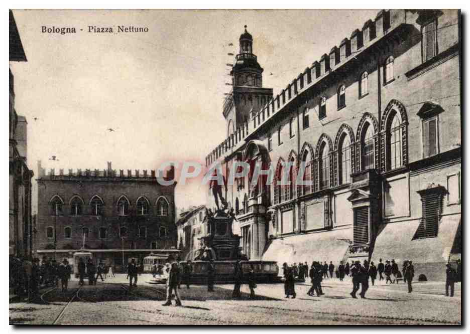 Italia - Italie - Italy - Bologna - Piazza Nettuno - CPA 