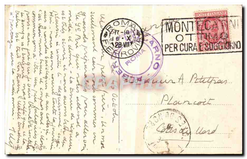 Italia - Italie - Italy - Bologna - Via Castiglione - Palazzo Pepoli - CPA  — Back