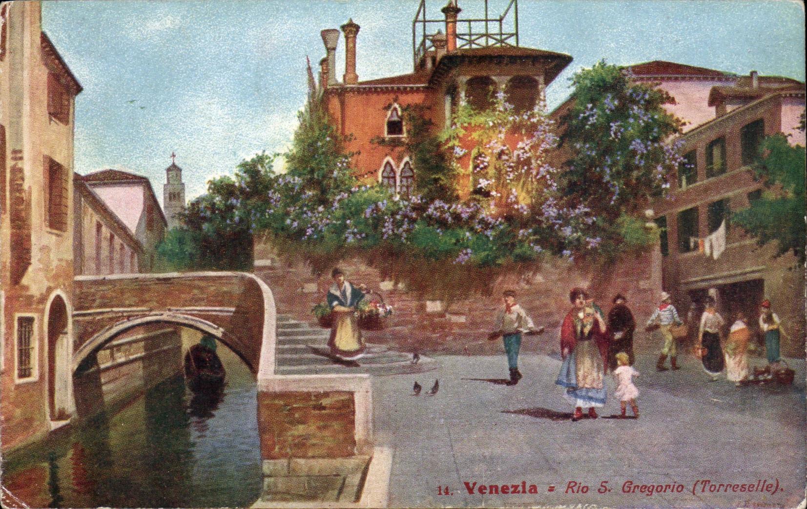 Italia - Italie - Italy - Venice - Venezia - Rio S Gregoria - CPA 