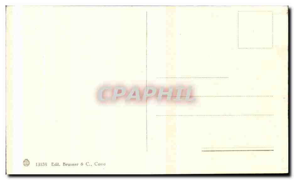 Italia - Italie - Italy - Villa SErbelloni Lago di Como Giardino - CPA  — Rückseite