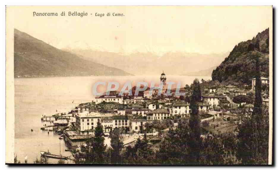 Italia - Italie - Italy - Lago di Como - Panorama di Bellagio - CPA 