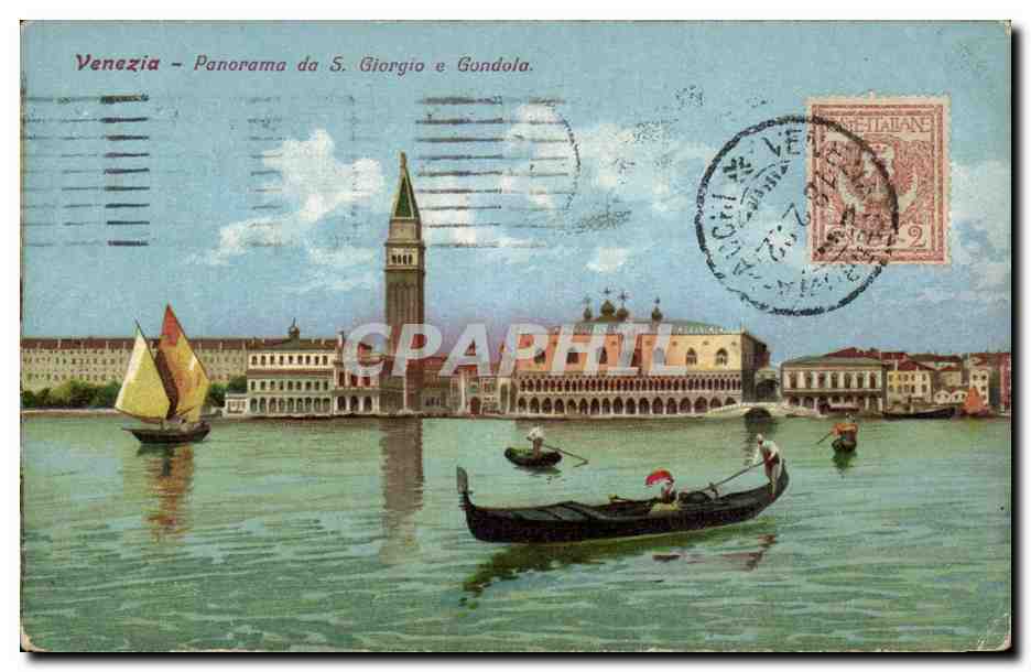 Italia - Italie - Italy - Venice - Venezia - Panorama da S Giorgio - CPA 