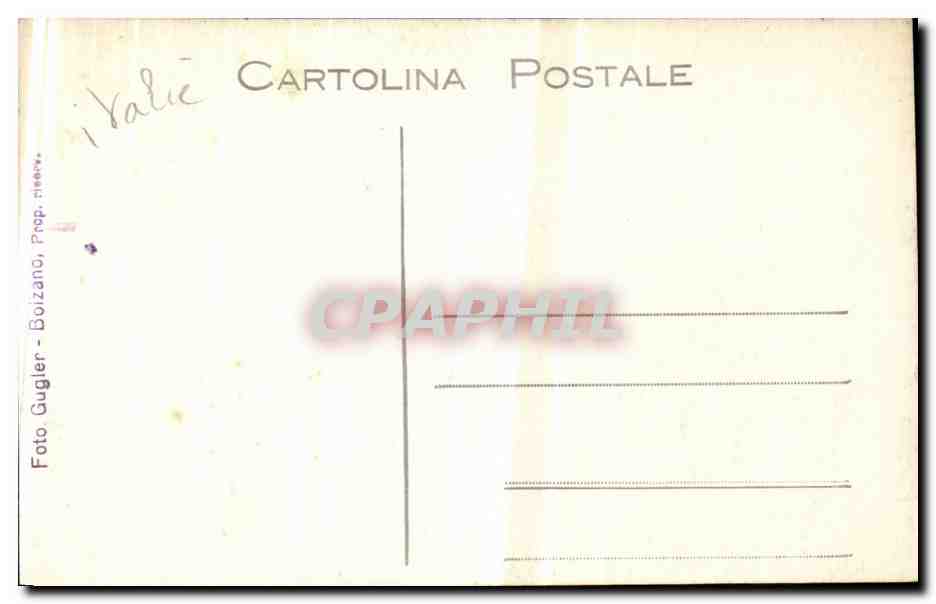 Italia - Italie - Italy - Piazza Vittorio Emanuele - CPA  — Back