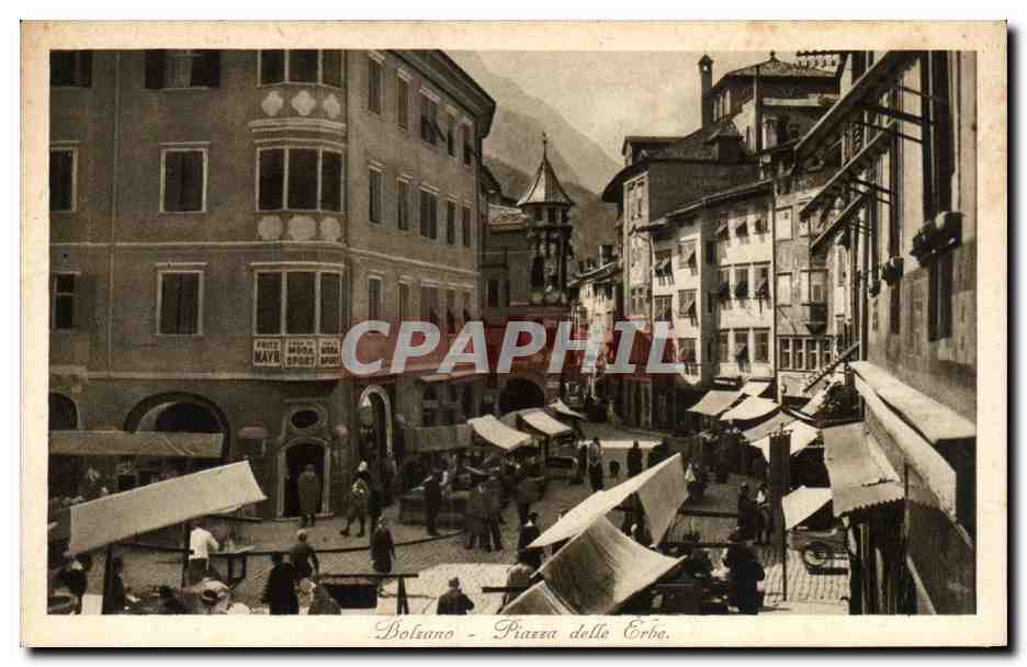 Italia - Italie - Italy - Bolzano - Piazza delle Erbe - CPA 